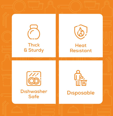 GUSTO recyclable aluminum pans offer an eco-friendly disposal option.