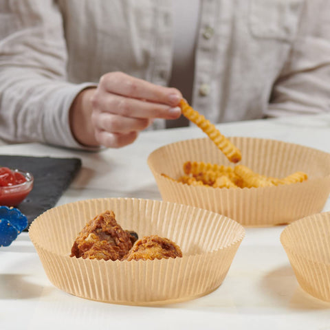 GUSTO liners withstand heat up to 450°F for versatile cooking.