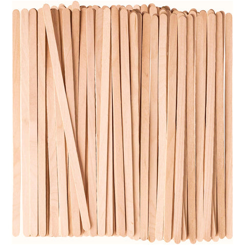 GUSTO wooden stirrers 7.5-inch pack for daily coffee and cocktails.