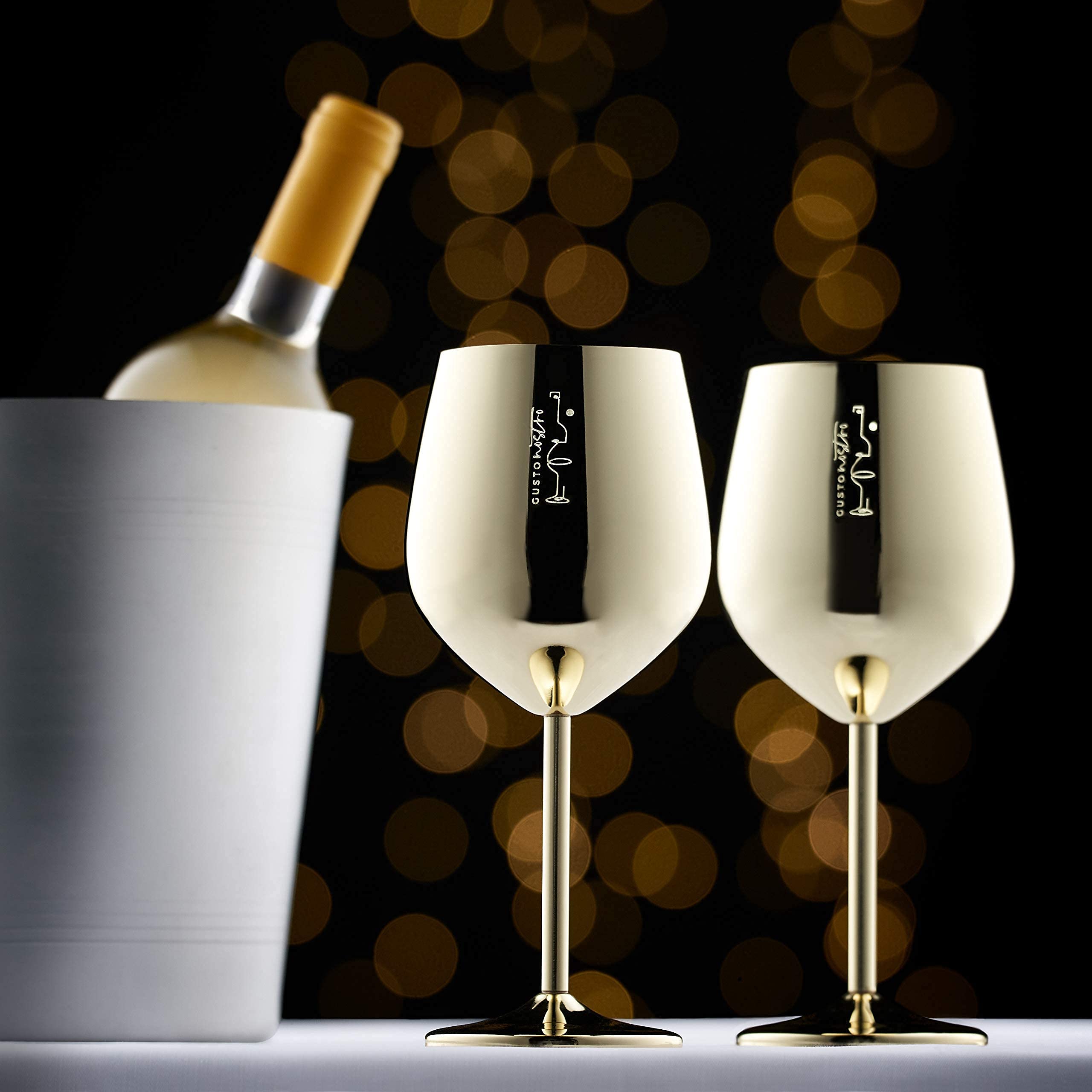 Gusto Nostro 18oz wine glass demonstrates condensation-resistance