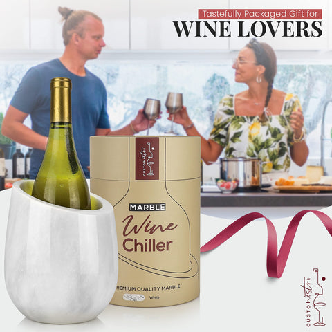 Gusto Nostro marble wine chiller bucket picnic setup portable and stylish
