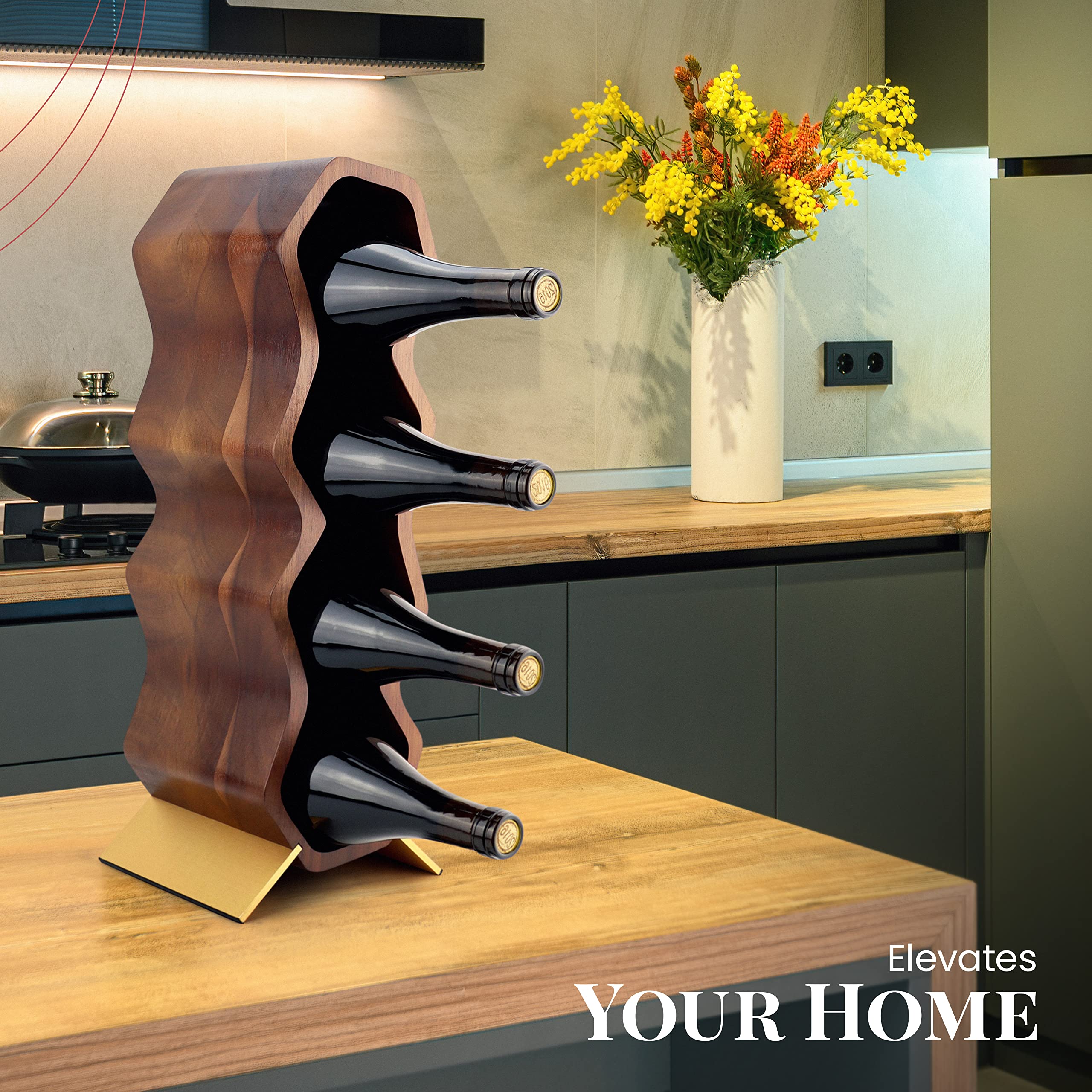 Gusto Nostro gift-ready wine rack suitable for wine lovers