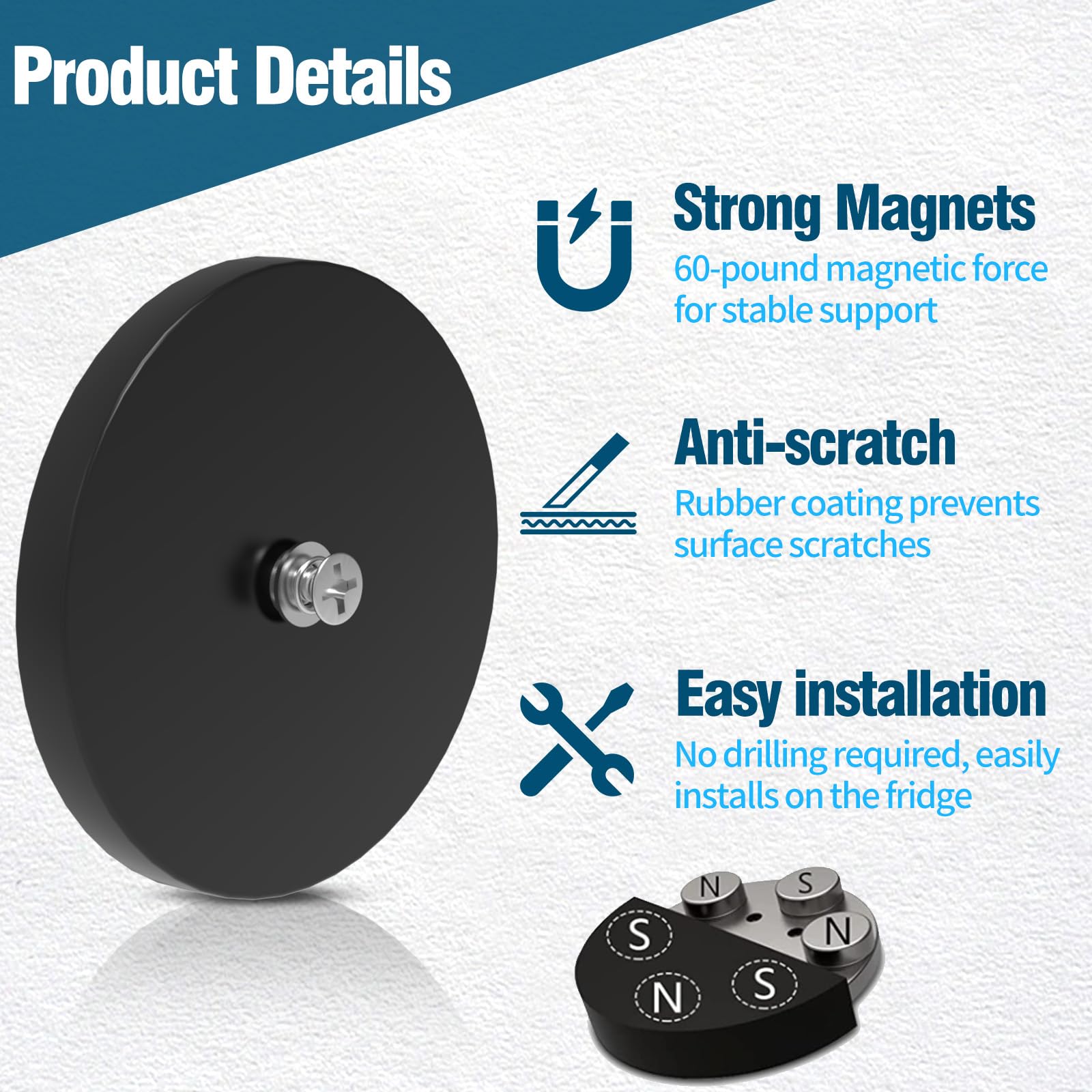 GUSUCIN compatibility with the 15-inch Skylight Calendar ensures flexible mounting options.