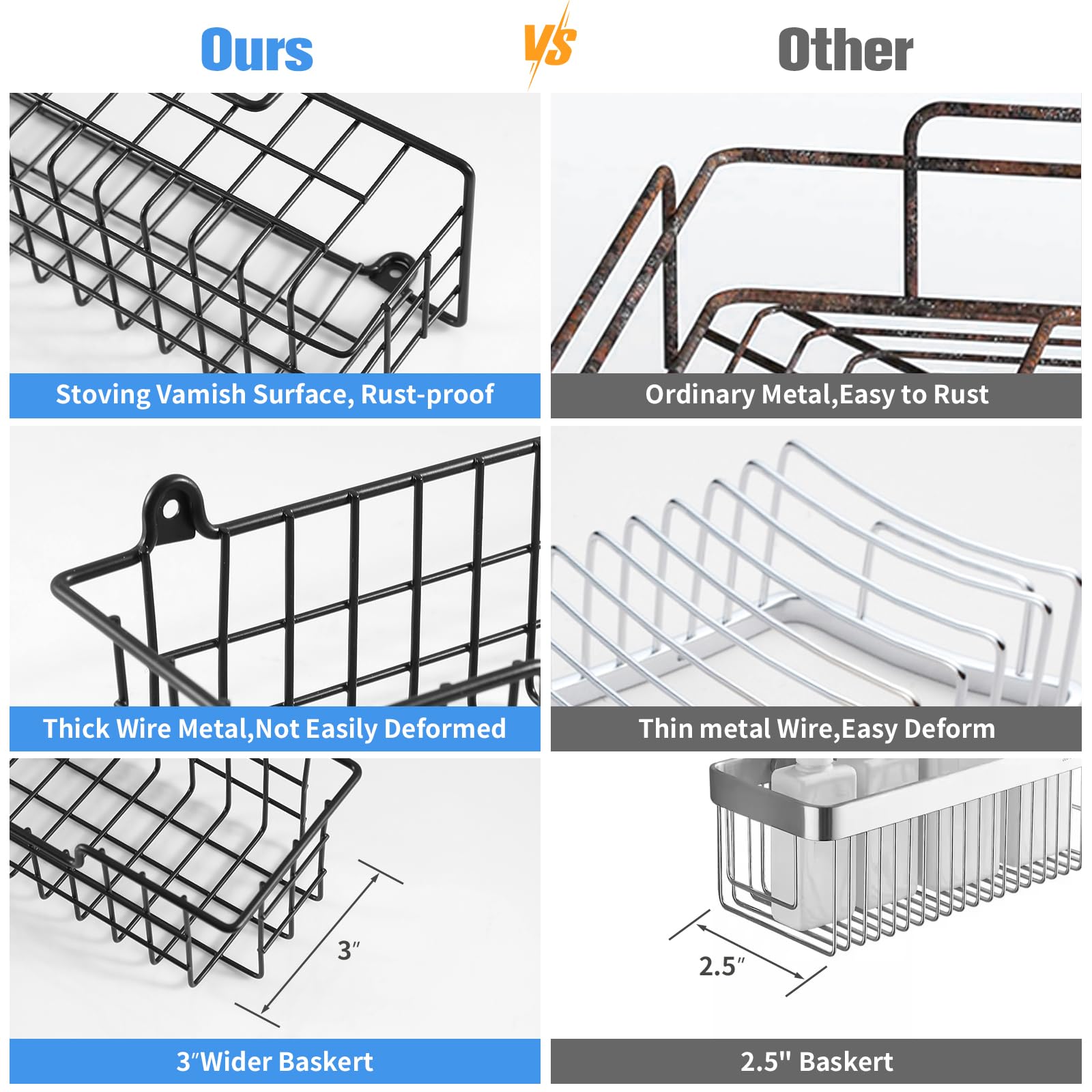 Easy-to-clean GUUKAR rack helps keep spices tidy.