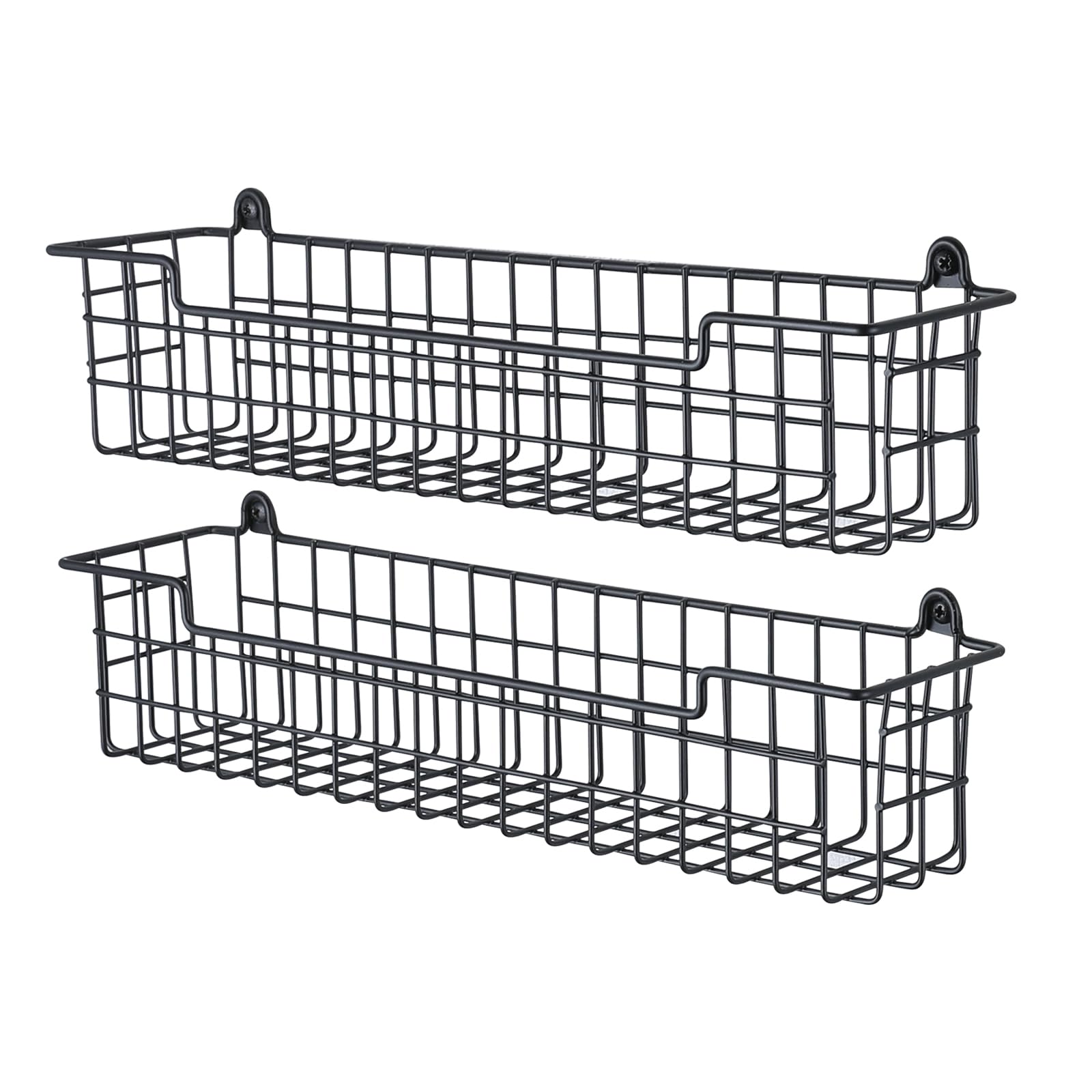 GUUKAR spice rack wall mount 2-pack organizing spices efficiently in small kitchens.