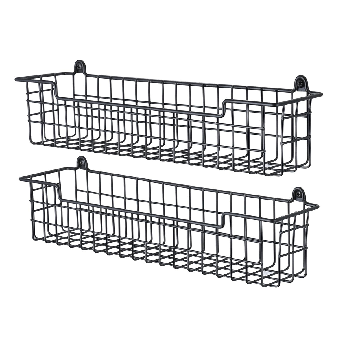 GUUKAR spice rack wall mount 2-pack organizing spices efficiently in small kitchens.