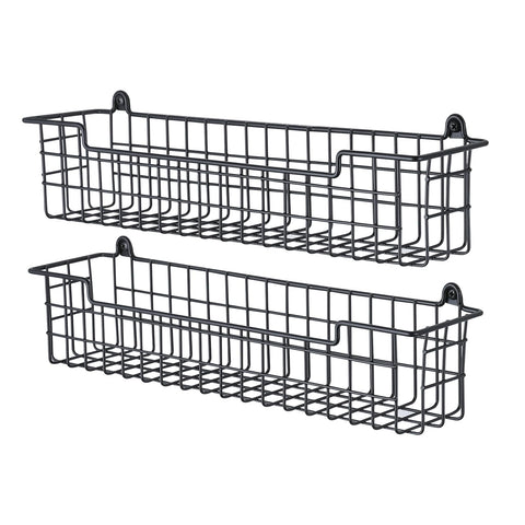 GUUKAR spice rack wall mount 2-pack organizing spices efficiently in small kitchens.