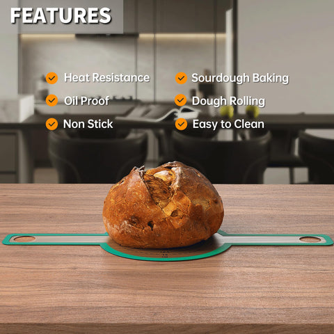 GUY.DRE.MAT silicone bread sling is dishwasher safe and easy to rinse