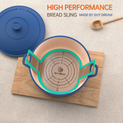 GUY.DRE.MAT silicone bread sling fits 8–9 inch dough baskets