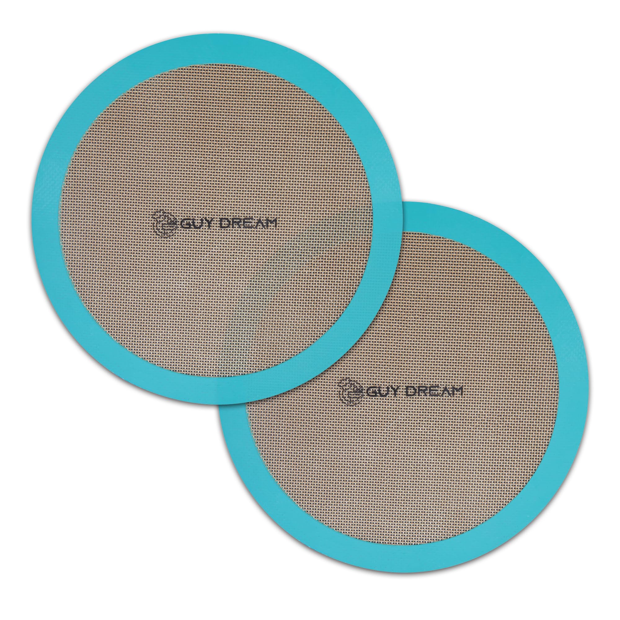 GUY.DRE.MAT 12-inch round mats set for effortless release and even baking results.