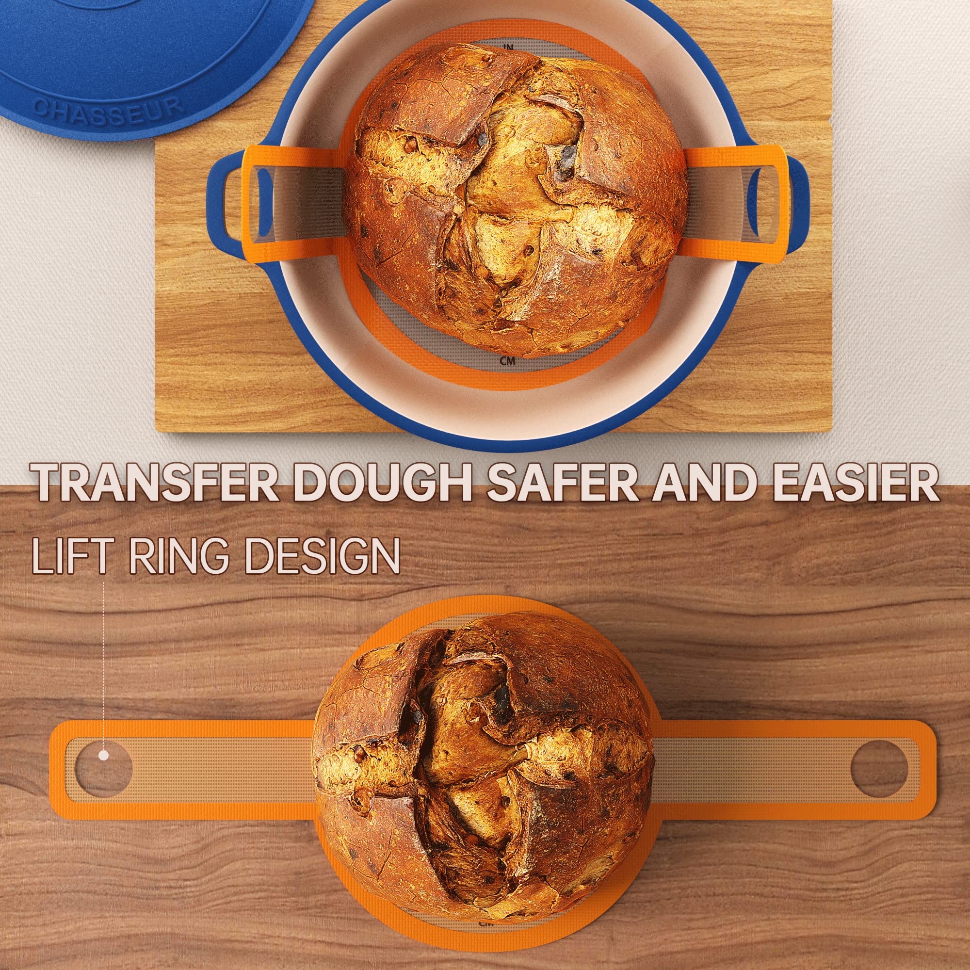 GUY.DRE.MAT easy-clean bread mat resists sticking and cleans quickly.