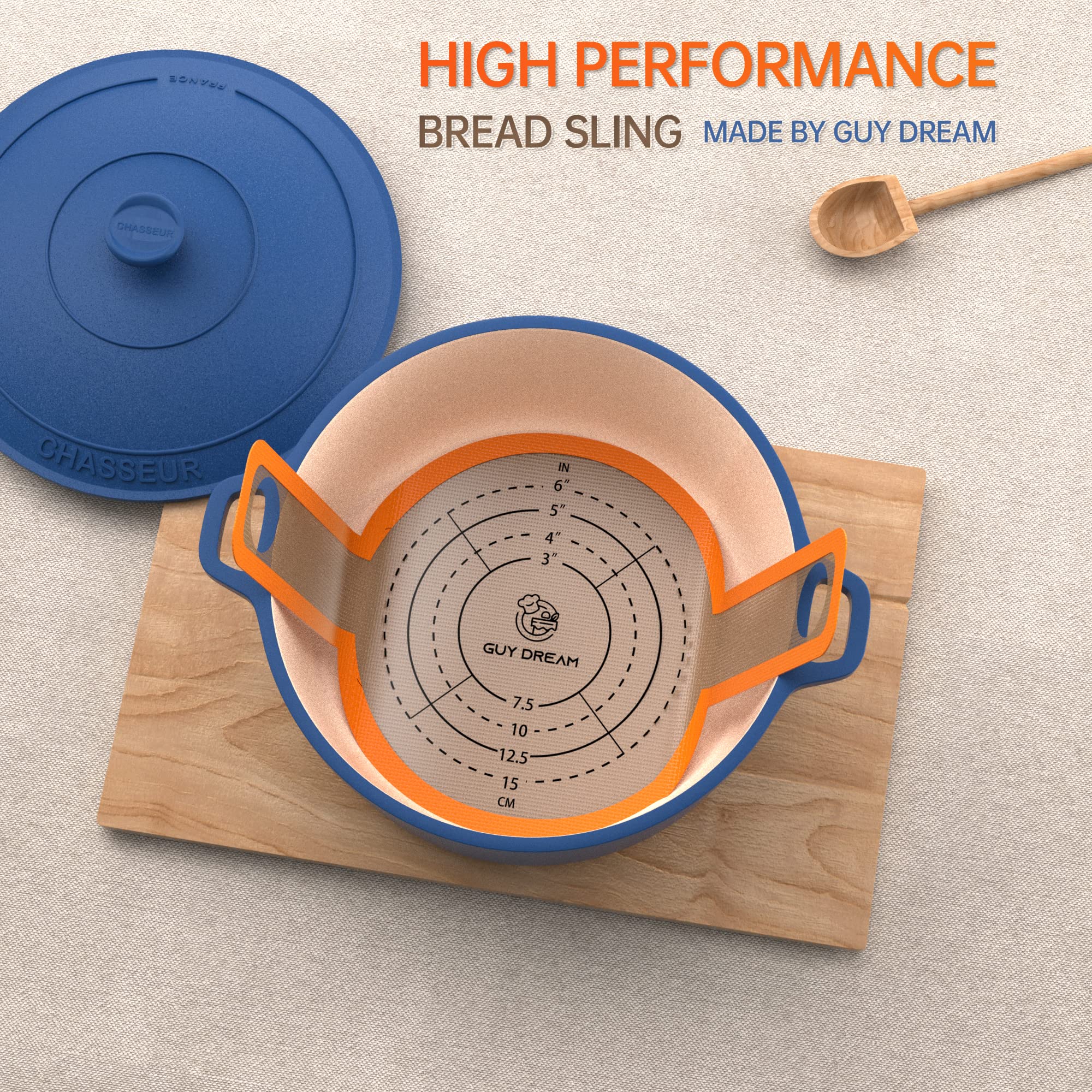 GUY.DRE.MAT durable fiberglass-core silicone mat for repeated baking.