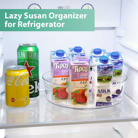 Guzon 2Pack Lazy Susan 10-inch dresser or pantry setup keeps spaces clutter-free.