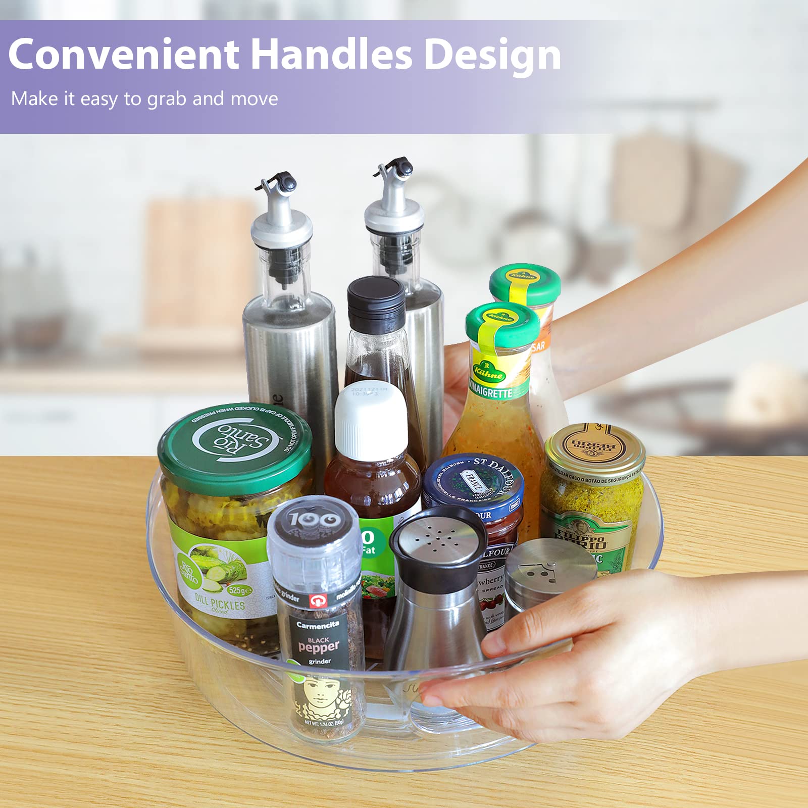 Guzon organization in kitchen and pantry spaces for efficient storage.