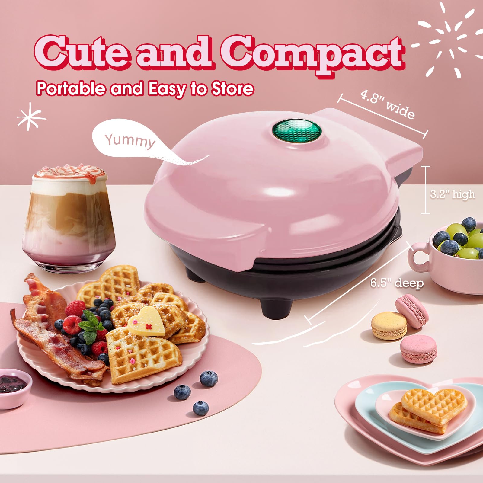 GVAKMM 350W fast heating indicator, quick breakfast preparation