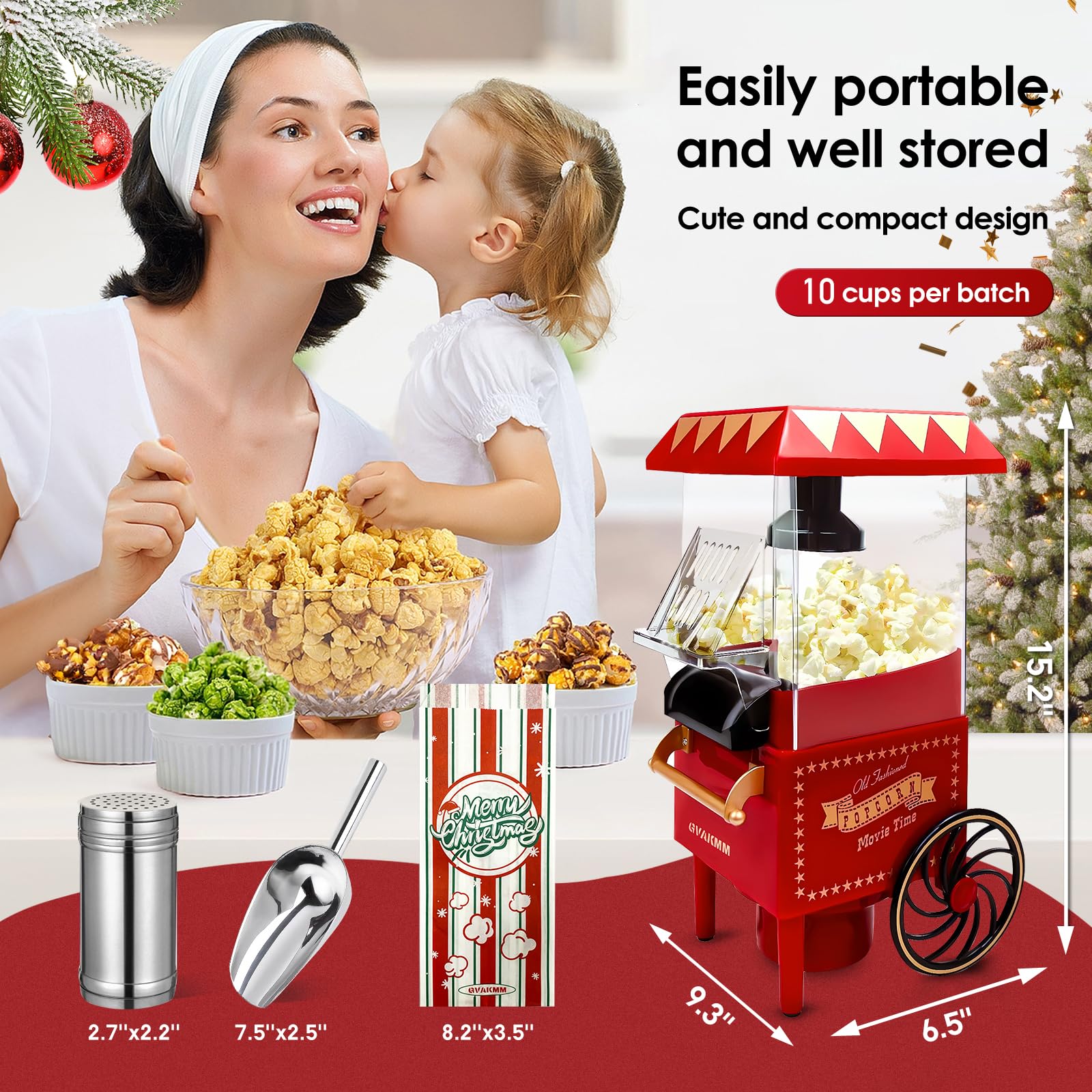 GVAKMM popcorn bags displayed in packaging for easy batch use.