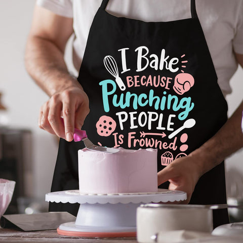 Gvlrbut polyester apron feels soft and durable for daily cooking
