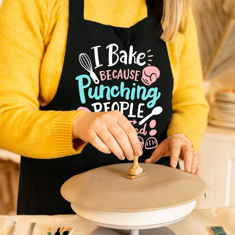 Gvlrbut women's kitchen apron with funny print boosts kitchen fun