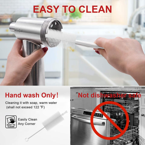 GVODE detachable parts image emphasizes easy cleaning and maintenance.