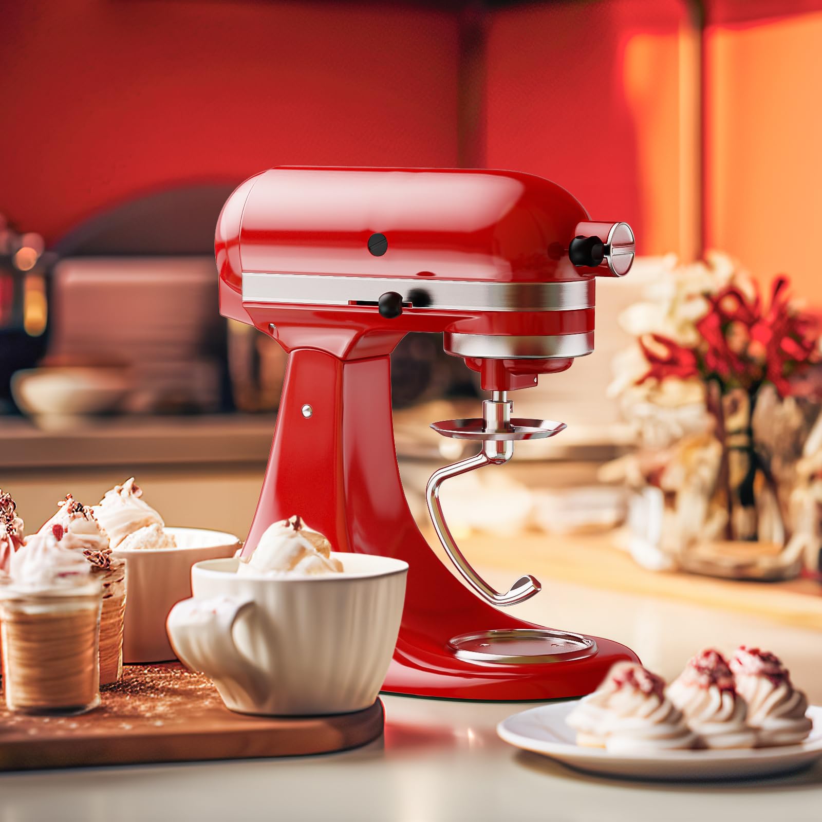 GVODE easy clean dough hook attachment stays rust-free after dishwasher cycles