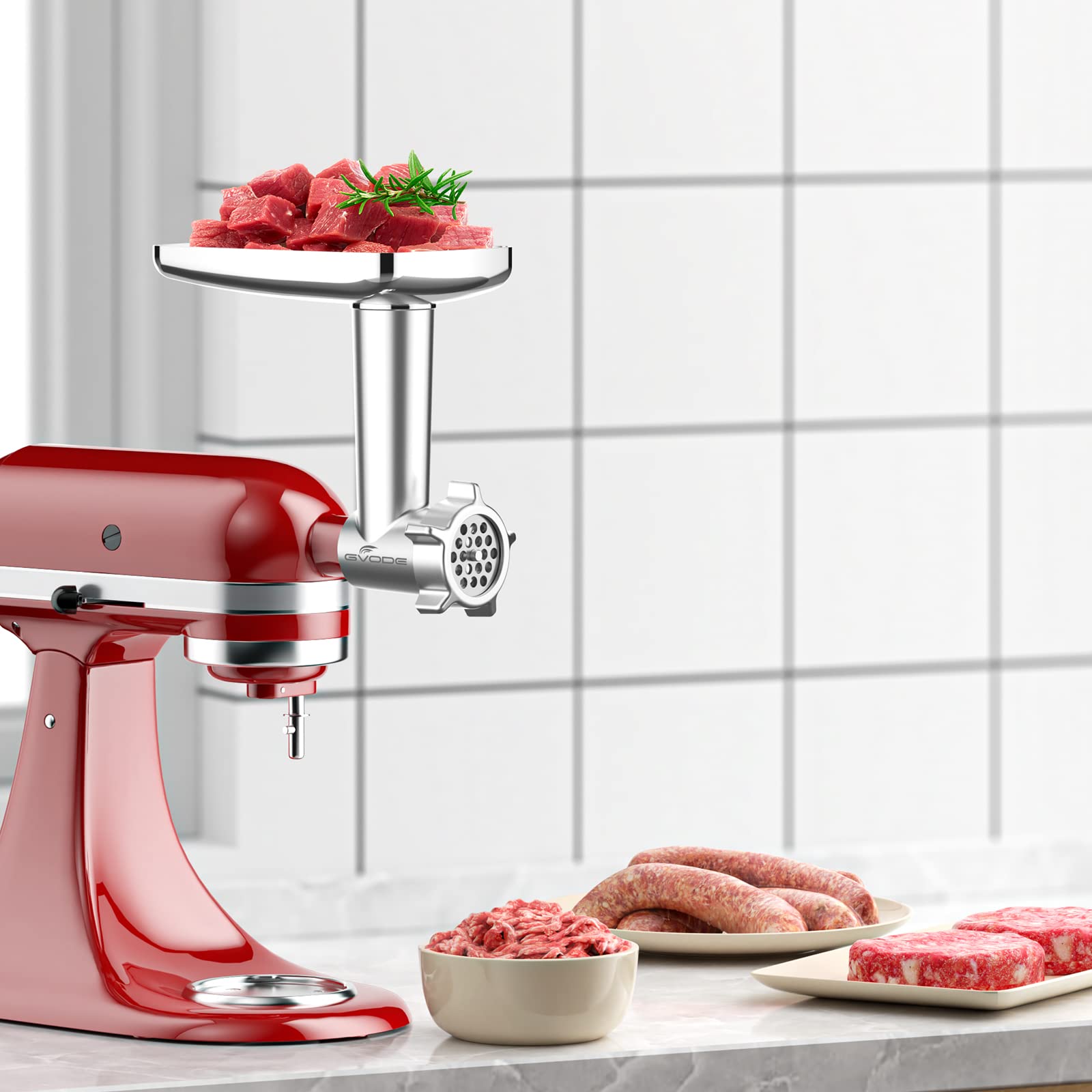 GVODE fast grinding worm design speeds prep and reduces clogs.