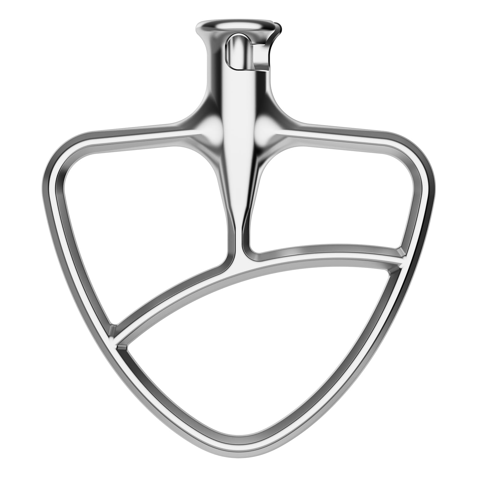 GVODE flat beater for KitchenAid, durable stainless steel paddle for smooth dough and batters.