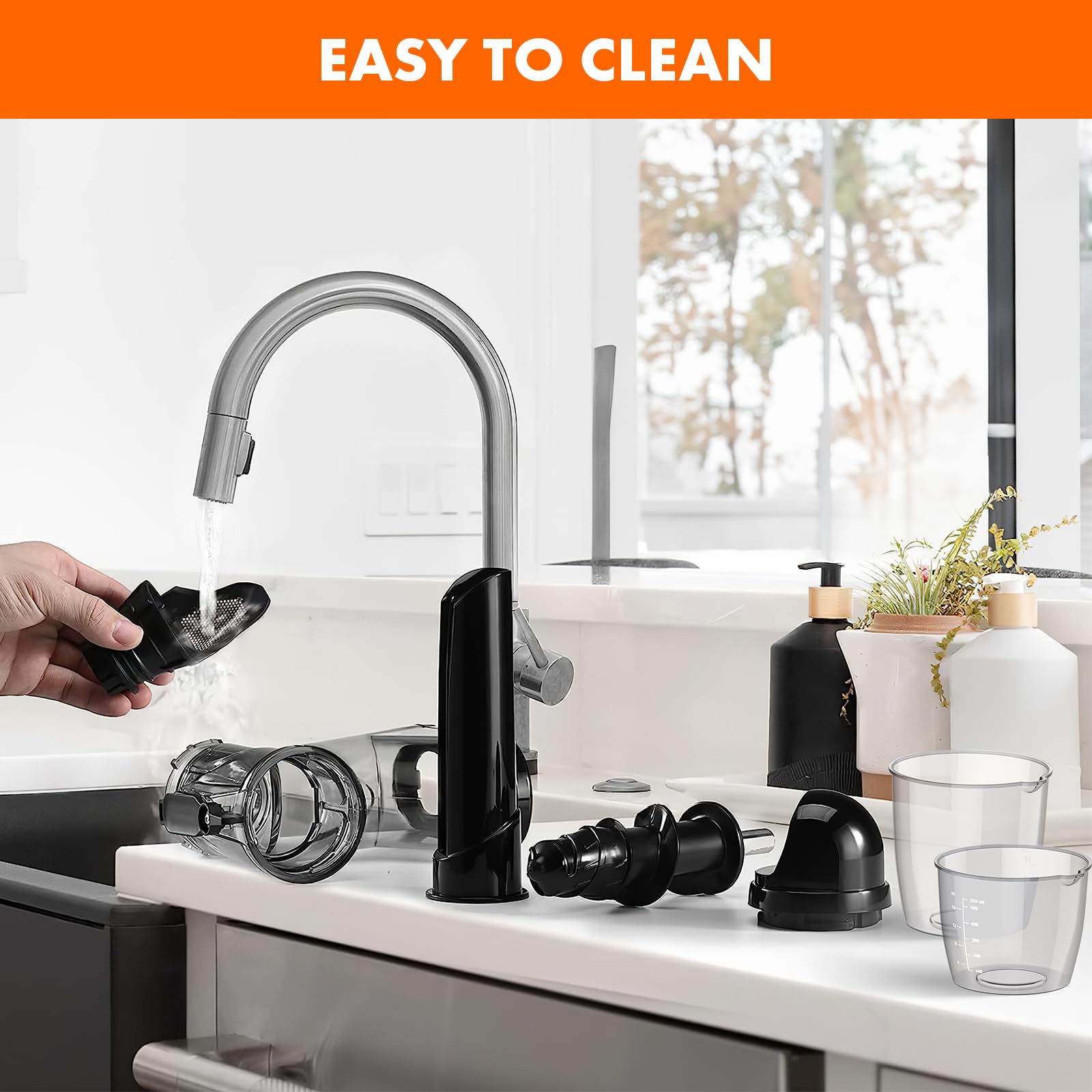 GVODE KitchenAid juicer attachment food pusher helps safe precise feeding.