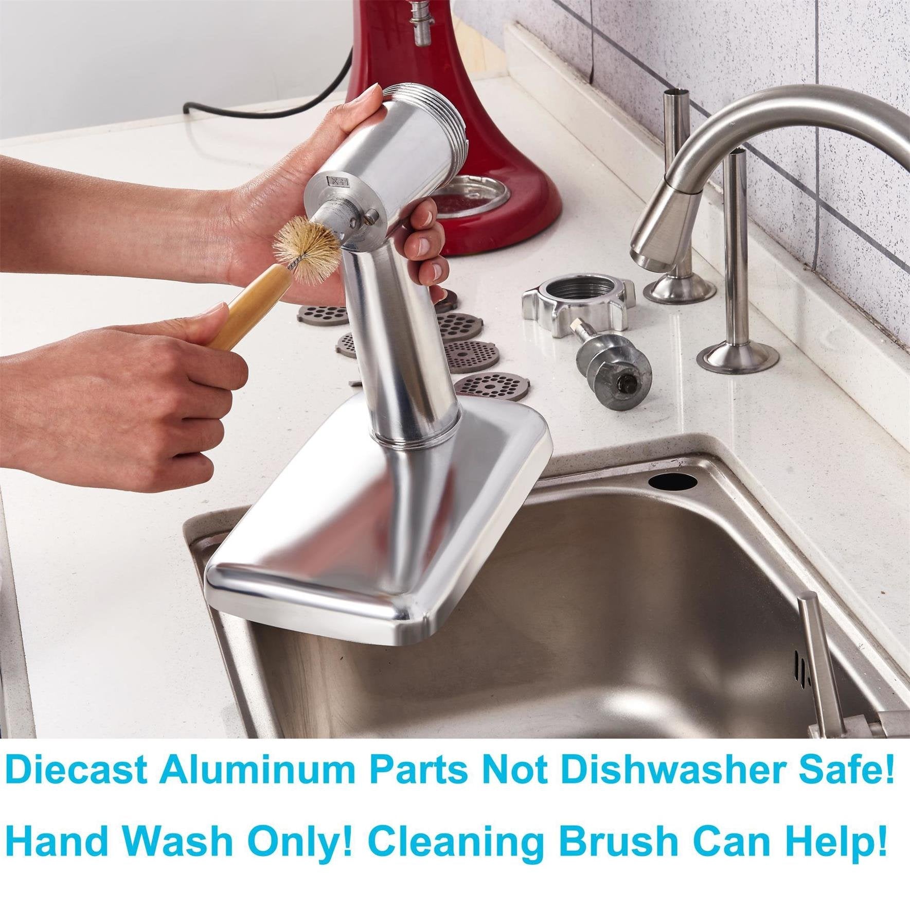 GVODE cleaning access facilitates quick hand washing after use