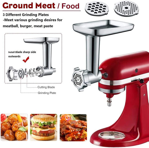 GVODE grinding plates for KitchenAid attachment deliver consistent texture