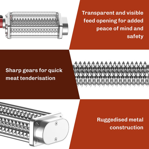 GVODE gear detail in stainless steel showcasing robust construction