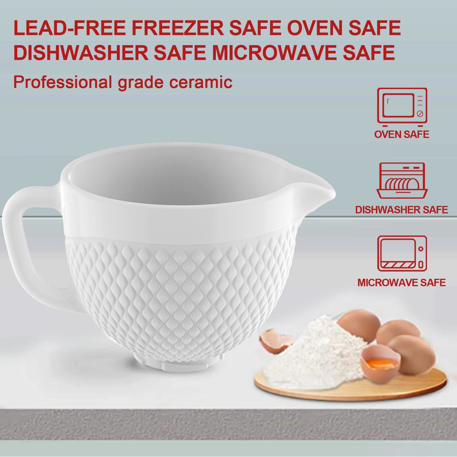 Pour spout and ergonomic handle for controlled pouring