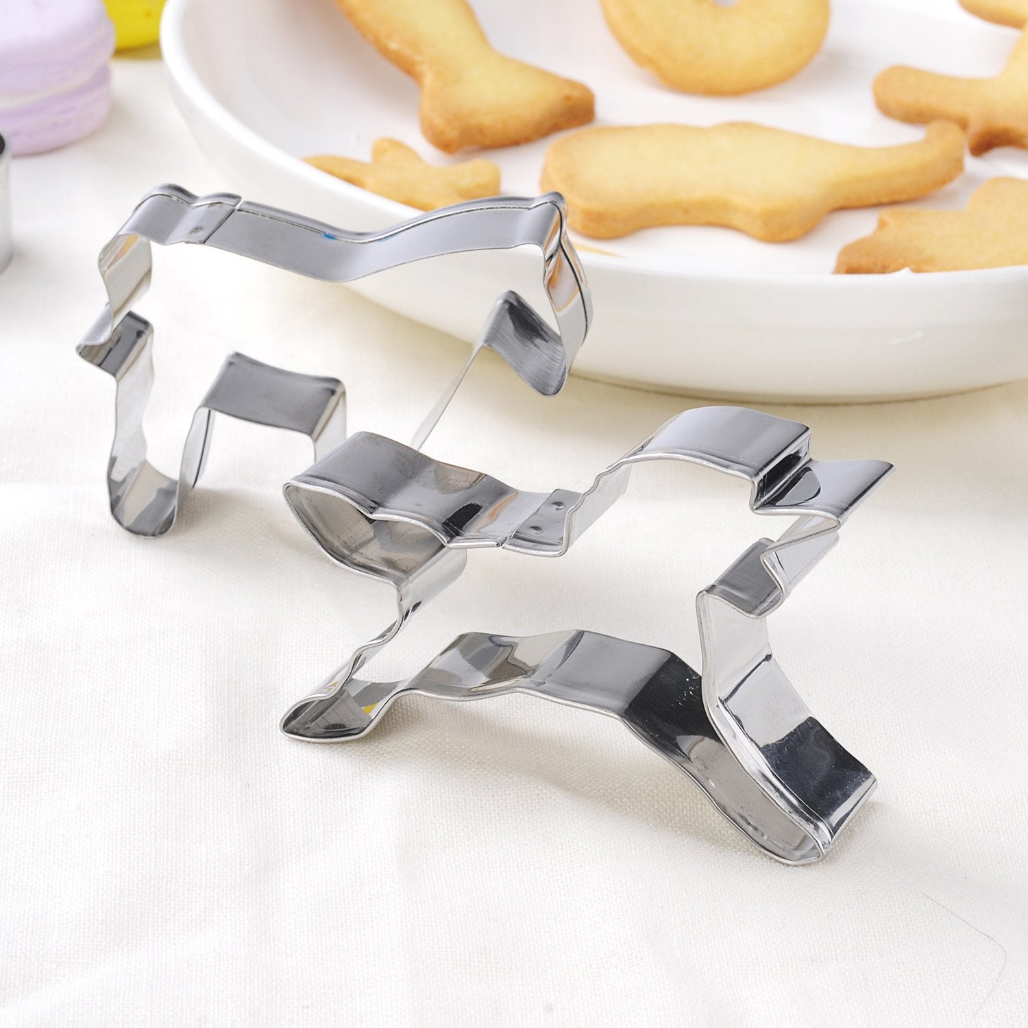 GWHOLE elk cookie cutter for rustic seasonal cookies.