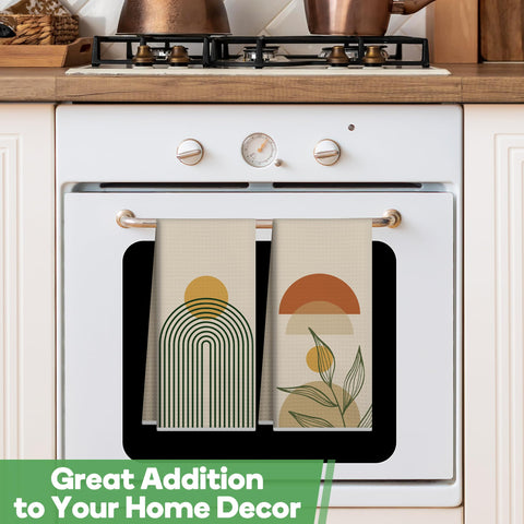 GwhyGifts boho kitchen towel multicolor design dries quickly for daily use