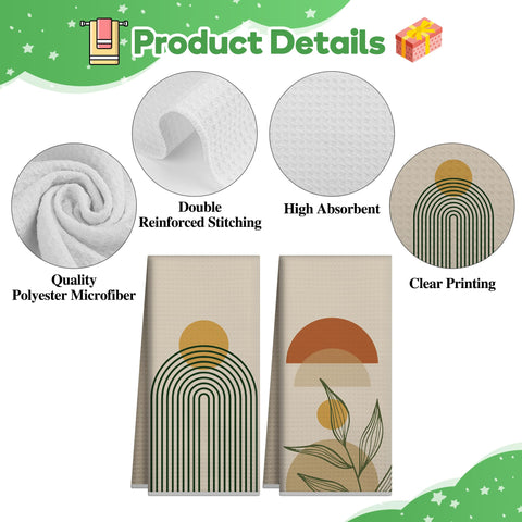 GwhyGifts boho kitchen towel oven-handle decoration for easy access