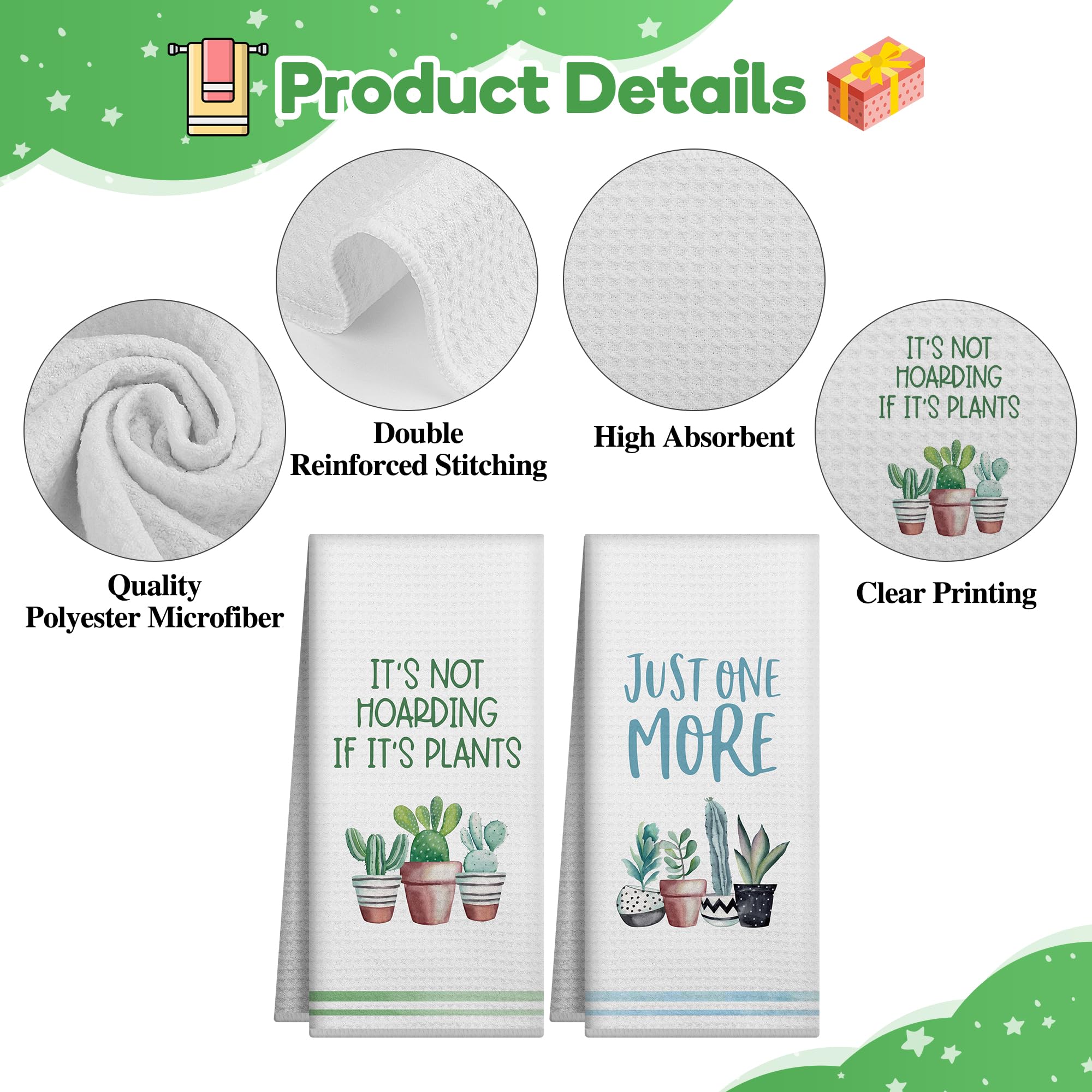 GwhyGifts towels shown for multiuse table cleaning and kitchen prep
