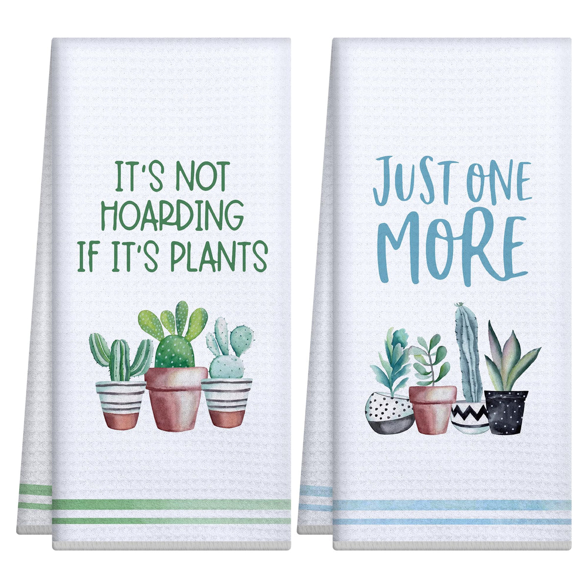 GwhyGifts plant lovers towels with fern pattern for stylish kitchen decor
