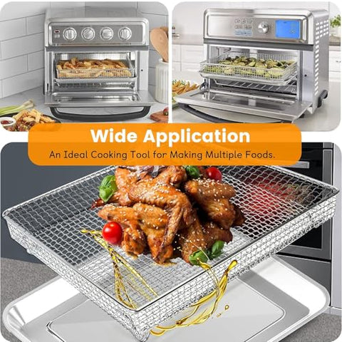 GWY air fryer basket food-grade-steel safe healthy cooking
