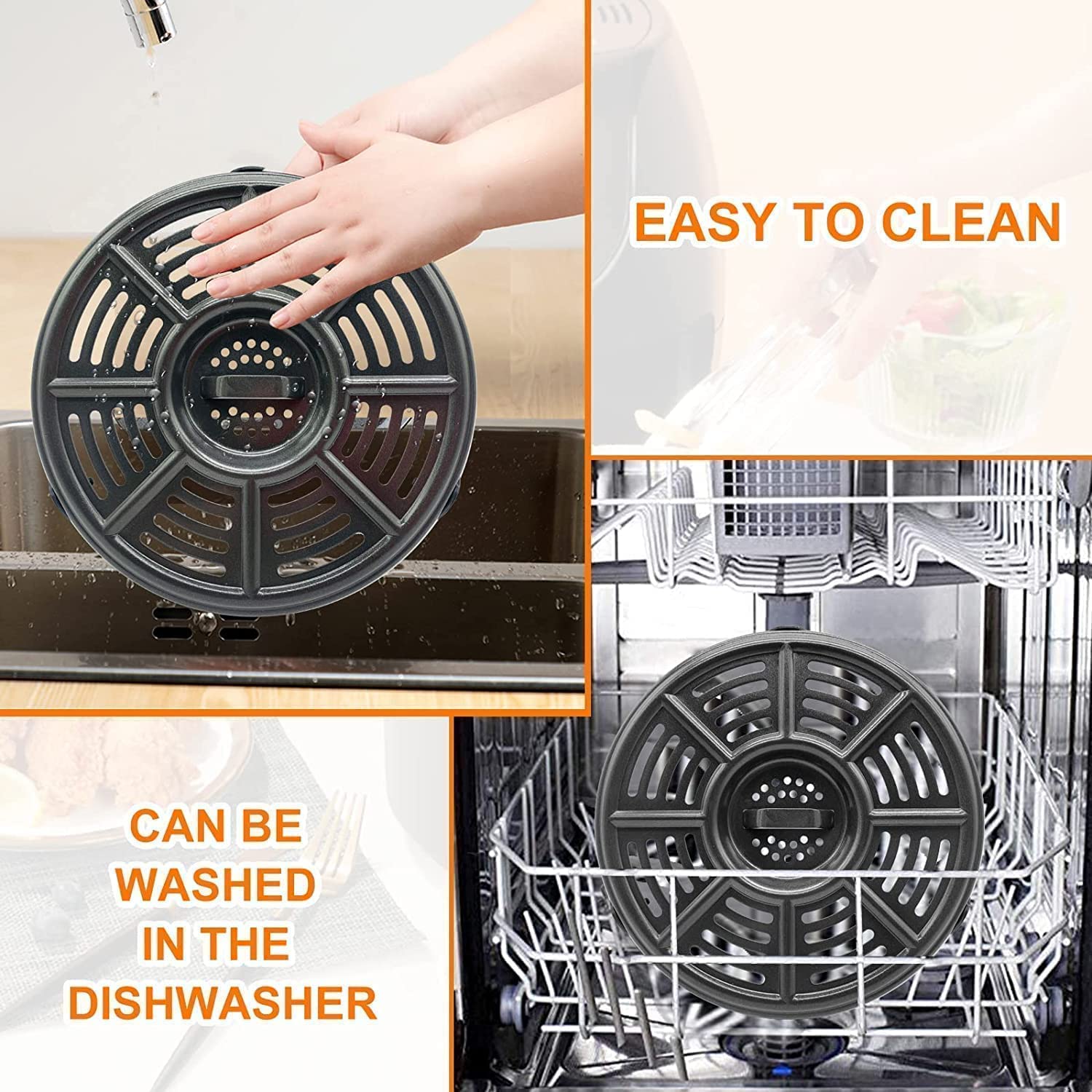 GWY crisper plate for Ninja AF150 XL 8.2-inch round broadens meal ideas