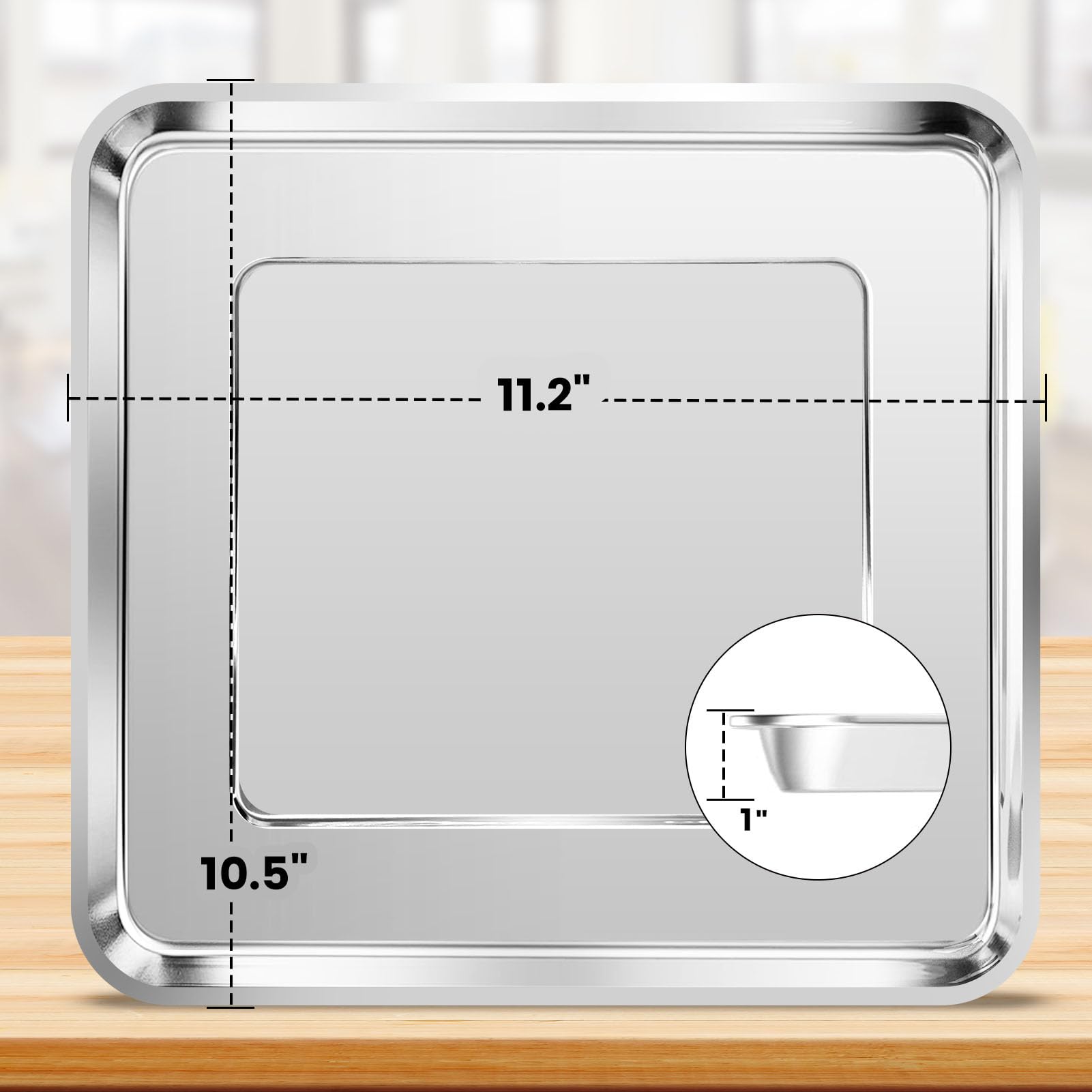 GWY durable crisper plate for Nuwave Bravo 12in promotes crispy, even results.