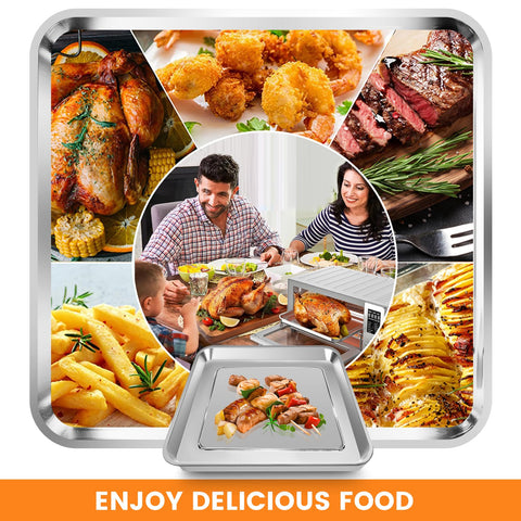 GWY stainless steel grill pan for Nuwave Bravo 12in ensures long-lasting performance.