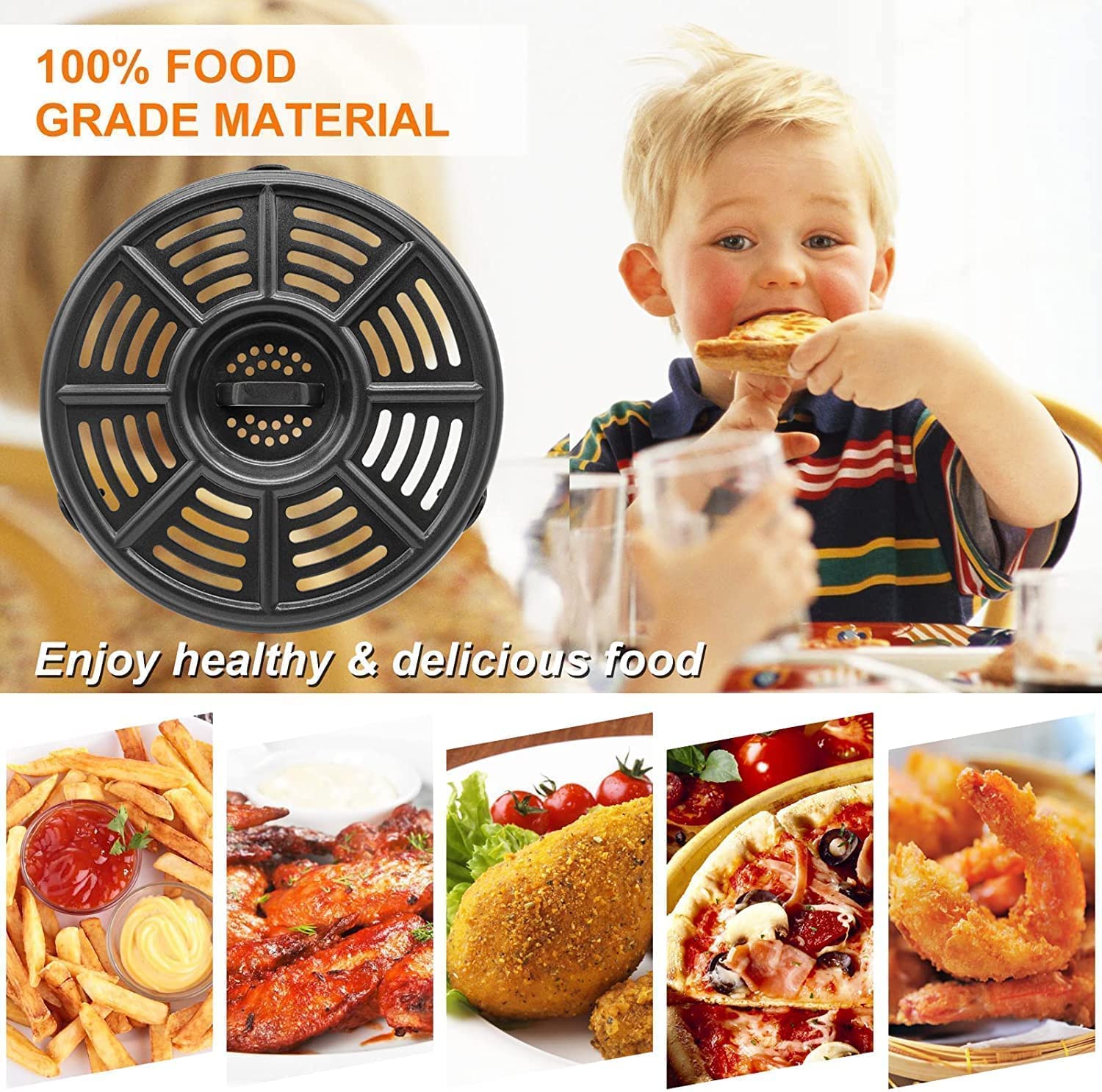 GXF grill pan handle design promotes safe, easy removal during cooking.