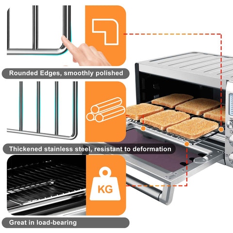 GXF stainless steel rack supports multiple foods like vegetables and meats