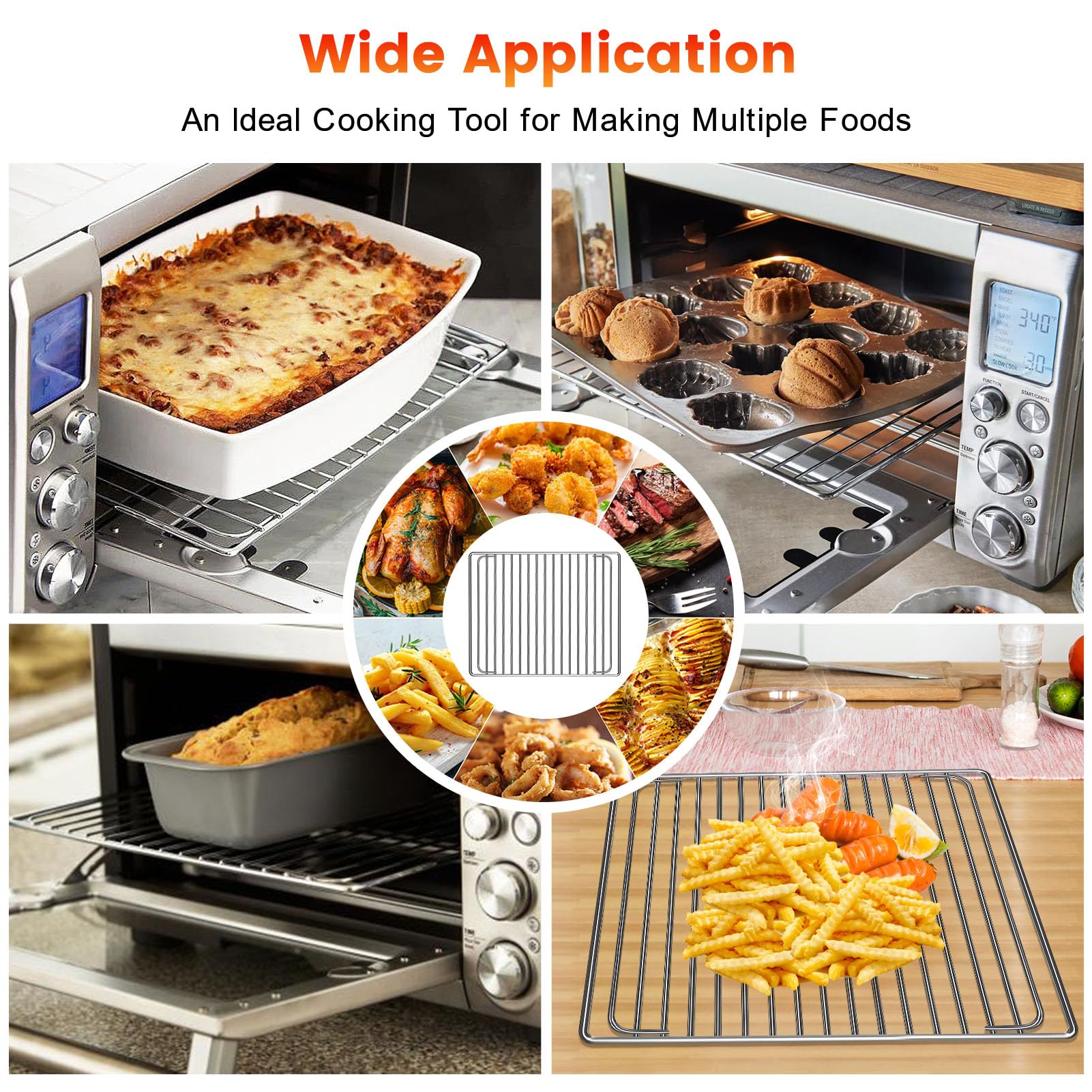 GXF multi-use rack with crisper basket compatibility
