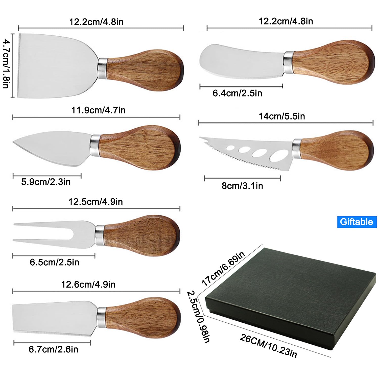 GXIQYL spreading cheese knife for creamy textures