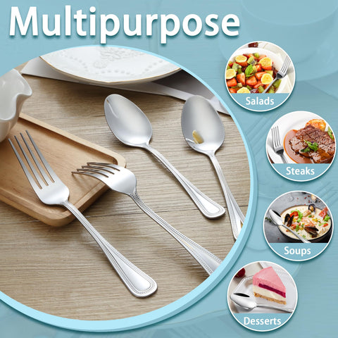 Gymdin dishwasher-safe silverware simplifies cleaning after meals.