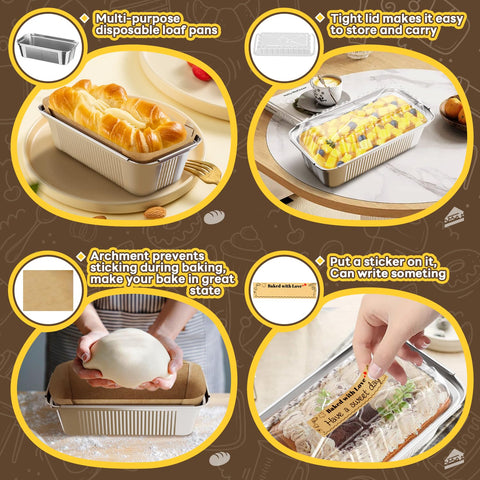 Gyreuni labeling stickers for clear food storage and event labeling.