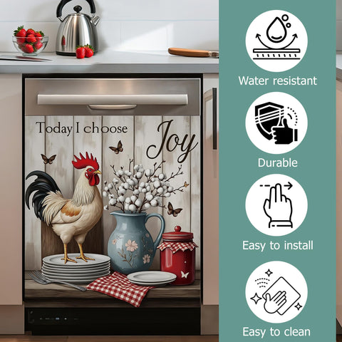 GYYGOO front panel magnet cover on a refrigerator adds decorative charm