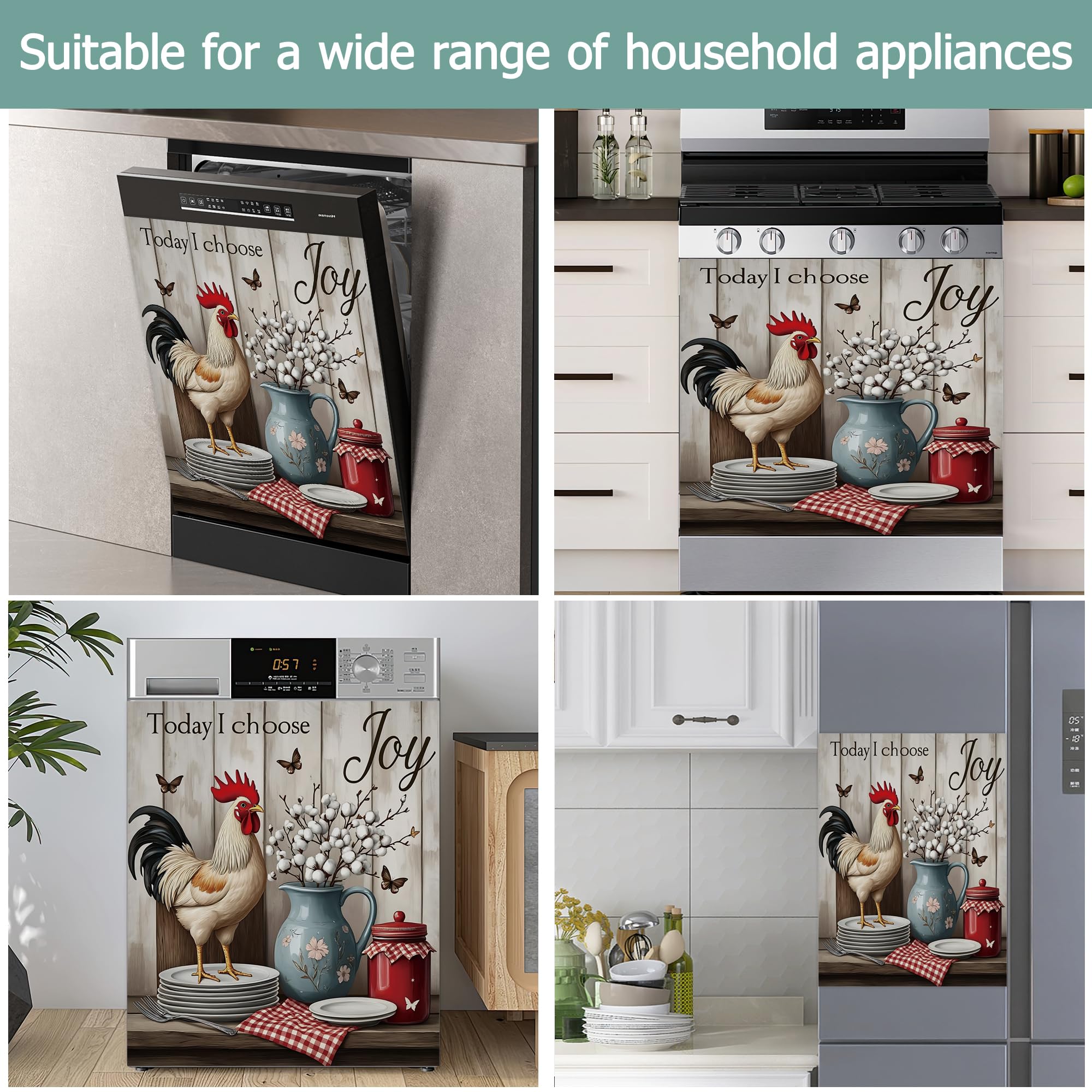 GYYGOO housewarming gift magnet cover adds instant kitchen flair