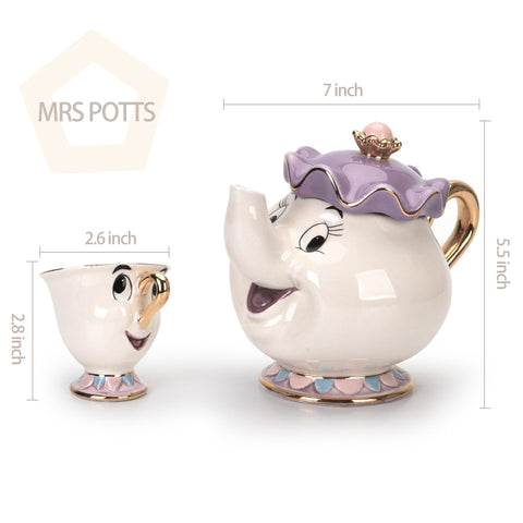 GZHaiTuoSi teapot with extra-wide handle and non-drip spout