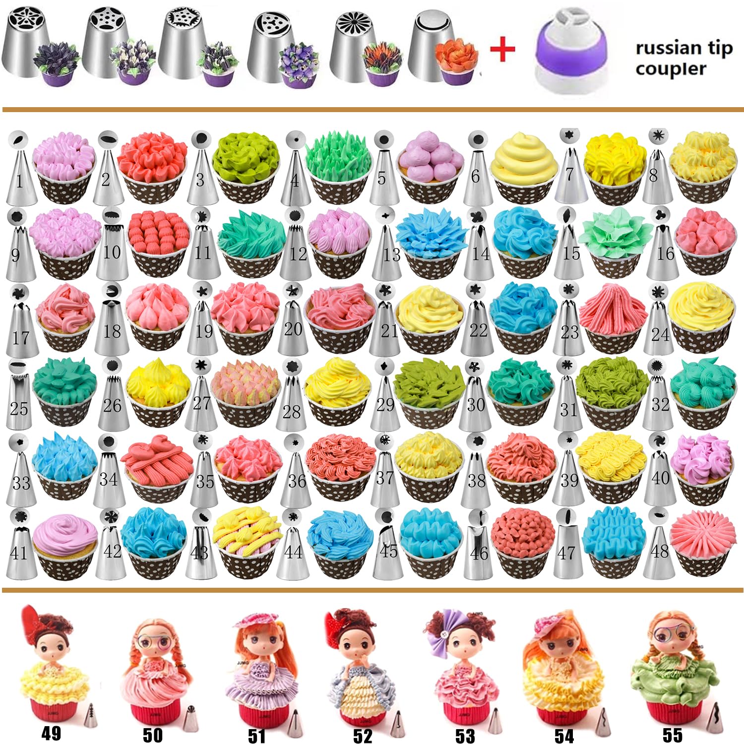 GZMAISULEE 540PCS kit 4 inch springform pan for bite-sized treats